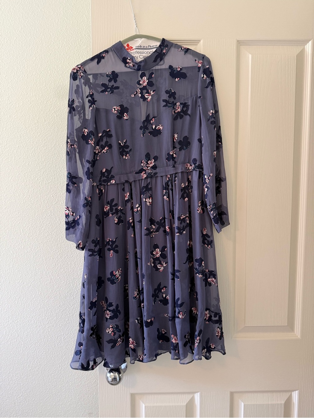 Rebecca Taylor Lavender Floral viscose and silk Dress